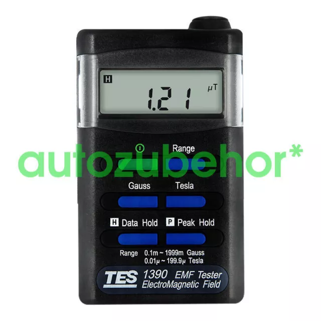 For TES1390 EMF Tester Gauss Electromagnetic Field Meter TES-1390 #WD8