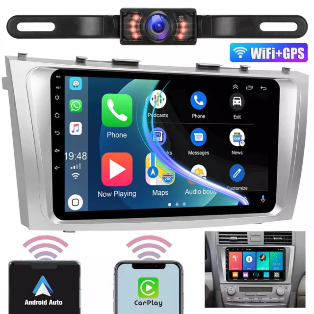 Android 12 For Toyota Camry 2007-2011 Apple CarPlay Car Radio Stereo GPS Navi BT