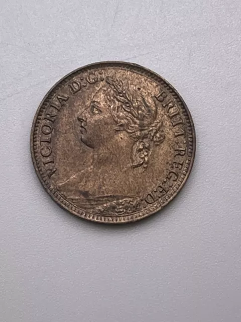 1891 Great Britain 1 Farthing high grade 2