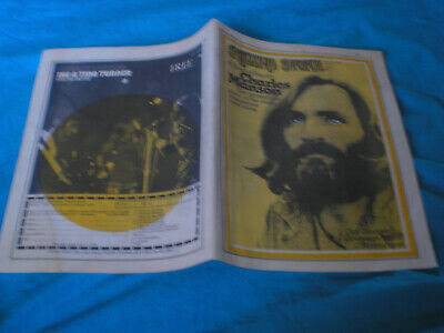 Rolling Stone Magazine No. 61 6/25/70 Charles Manson Issue Cover/Article Only!