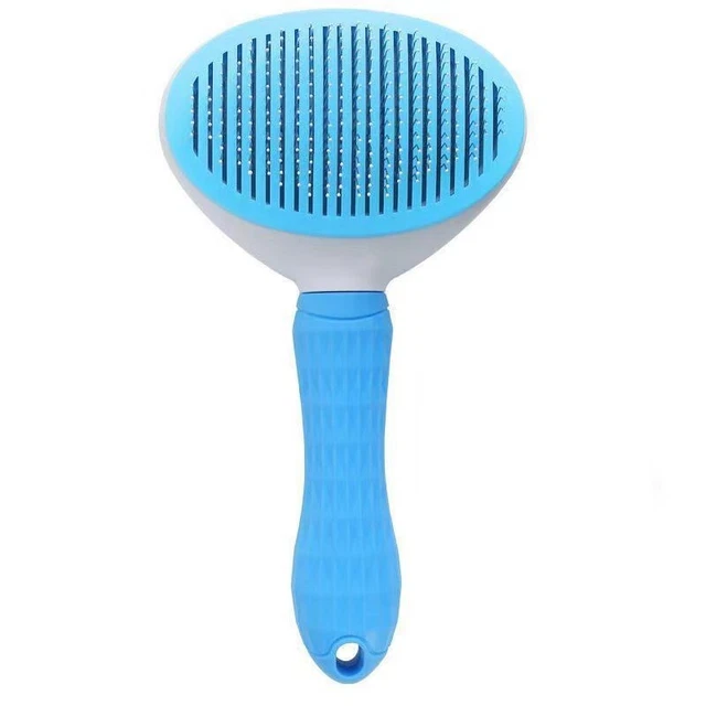 Pet Hair Remover Dog Cat Comb Grooming Massage Deshedding Self Cleaning Brush US