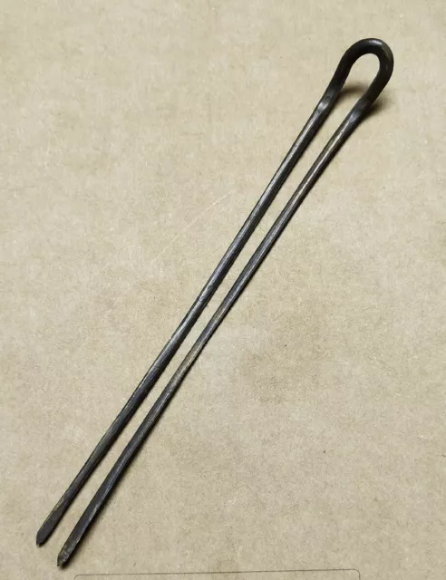 J02  Ancient Chinese bronze  Hairpin , Song dynasty. 宋代铜发簪  13. 5cm  RARE