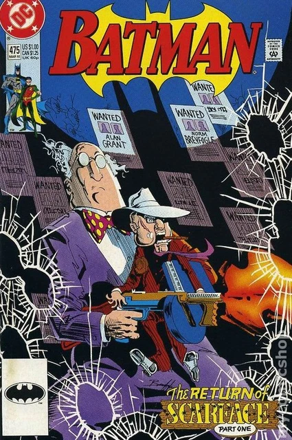 Batman #475 FN 1992 Stock Image 1st. Renee Montoya