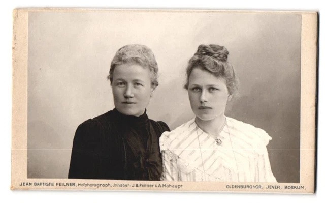 Fotografie Jean Baptiste Feilner, Oldenburg i. Gr., Rosenstr. 29, Mutter und To
