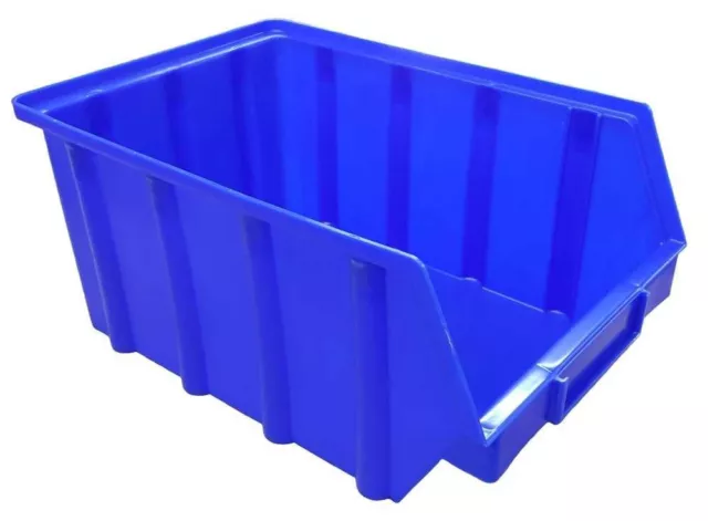 15 Piezas Cajas Apilables – Azul – Tamaño 4 (222 x 340 X 157MM) -