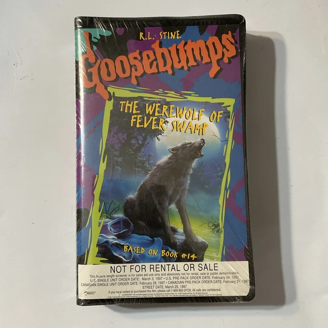 GOOSEBUMPS R.L STINE VHS Stay Out Of The Basement & The