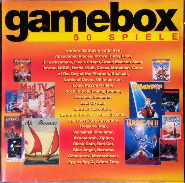 Video Game Box Pdf 50 GAME BOX PC Klassiker DOS alles VOLLVERSIONEN !!!! KULT Klassiker ...