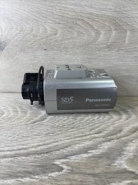 Panasonic WV-CP504 Color CCTV Camera / With Lens Not Tested