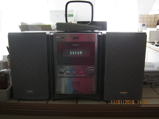 Chaîne Hi-fi JVC UX-F327s – Occasion, Incomplète, Pour Pièces Ou Restauration
