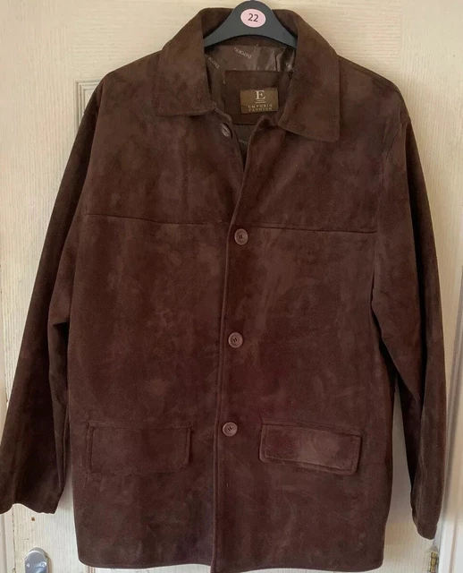 Emporio fashion suede jacket hotsell