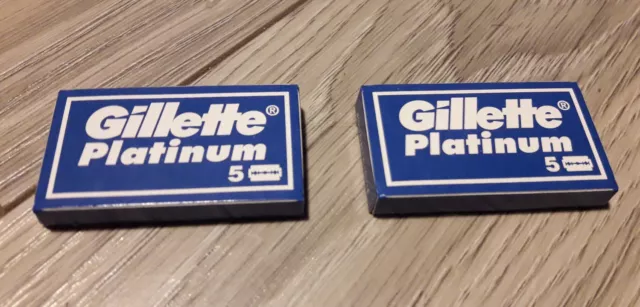 lames de rasoir  GILLETTE  platinum neuve  2 boites