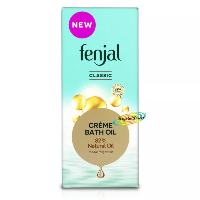 Fenjal Classic Luxury Creme Cream Relaxing Bath Oil Soak 125 & 200ml