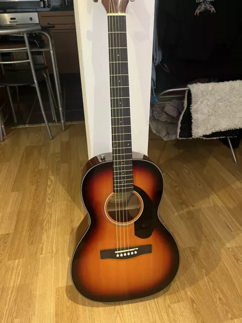 Fender CP-60S Parlor Acoustic Guitar - 3-Colour Sunburst