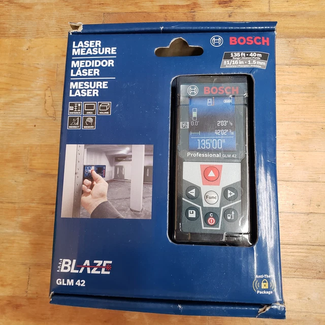 Bosch BLAZE GLM 42 135 Ft. Laser Measure with Color Display