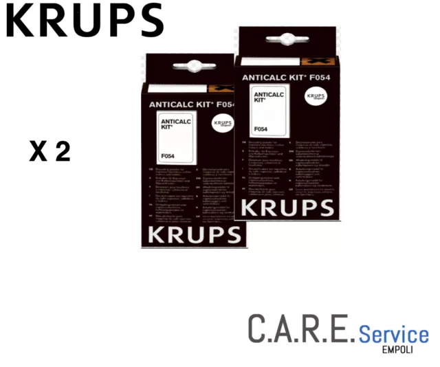 Krups - Kit Anticalcaire et détartrant -Lot de 5 - F054