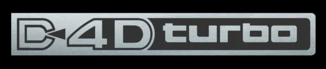 D4D turbo stickers decals x2 for Toyota Prado turbo diesel DUAL LAYER available