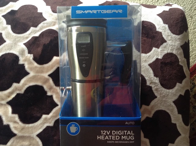 Brand New! SmartGear 12V digital heated mug plug in car great for travel 2