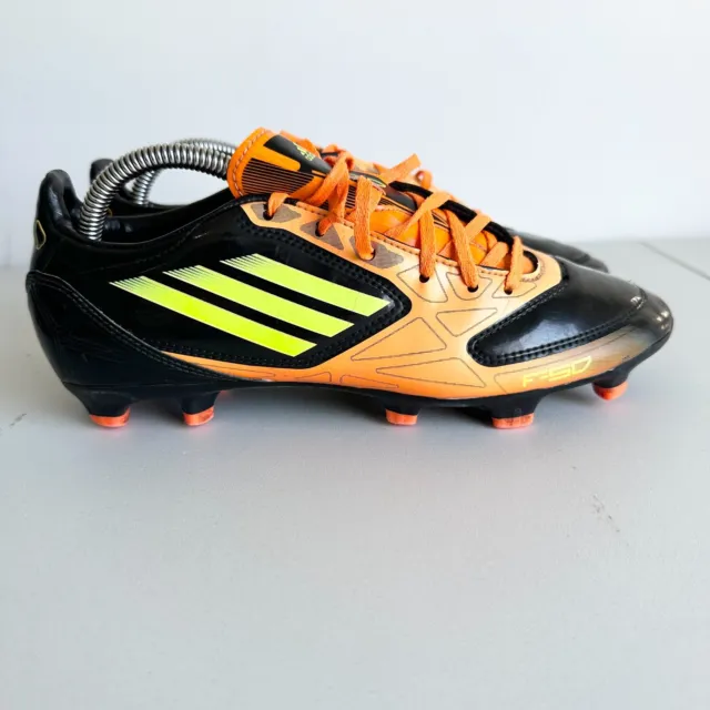 Adidas 2011 F10 TRX FG F-50 Traxion Mens Size US 7.5 Football Boots Cleats Black
