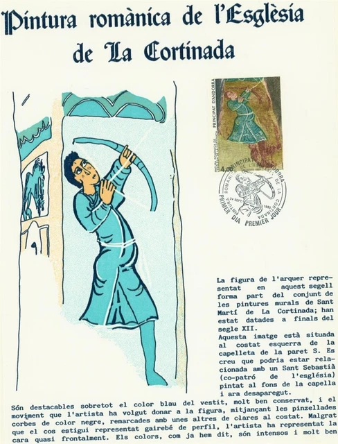 Andorra 1983- French Andorra - FDC . Yv Nr.: 326 Mi Nr.: 346. Archery(EB) MV