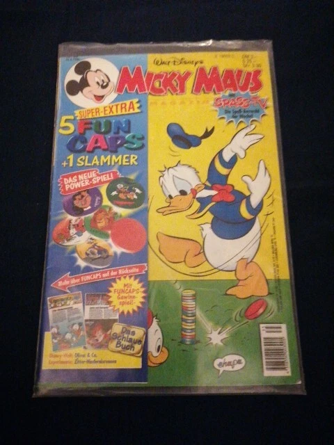 Micky Maus Comicheft Nr. 35 1995 mit Allen Beilagen Zustand Z1.
