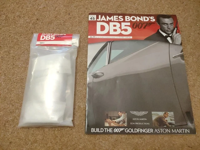 Eaglemoss 007 James Bond Aston Martin DB5 1963, Scala 1:8, Numero 44 (Nuovo)