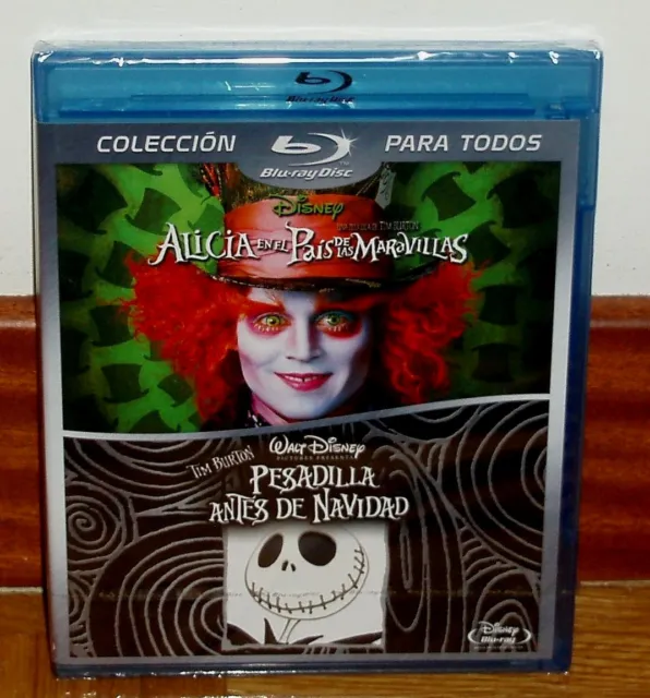 Alice En El Pays De Las Maravillas-Pesadilla Avant De Noël Blu-Ray Neuf R2