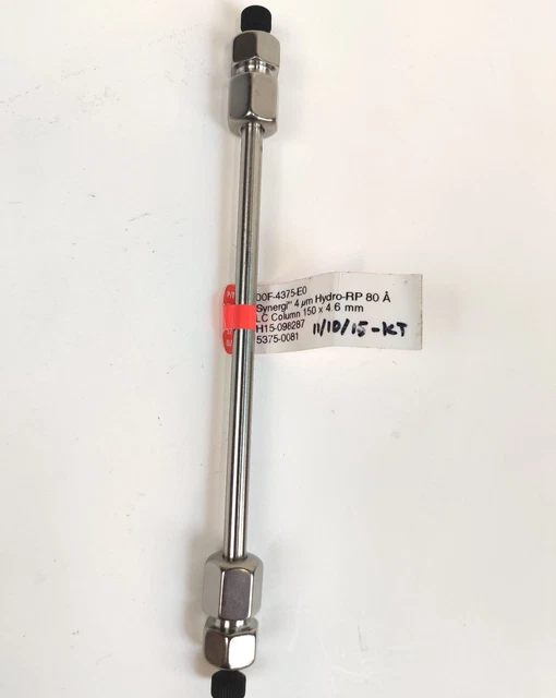 Colonne HPLC Phenomenex Synergi Fusion-RP 4µm 80A - 150 X 4.6 Mm - Réf. 00F-4424-E0 - Occasion