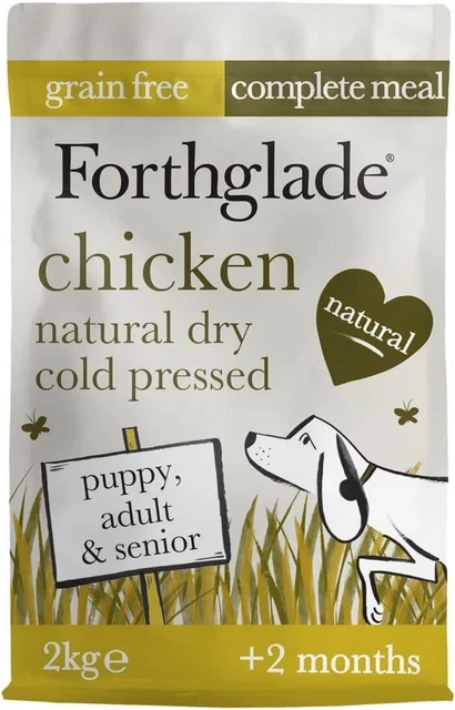 Forthglade Complete Natural Dry Dog Food - Grain Free Chicken with vegetables (