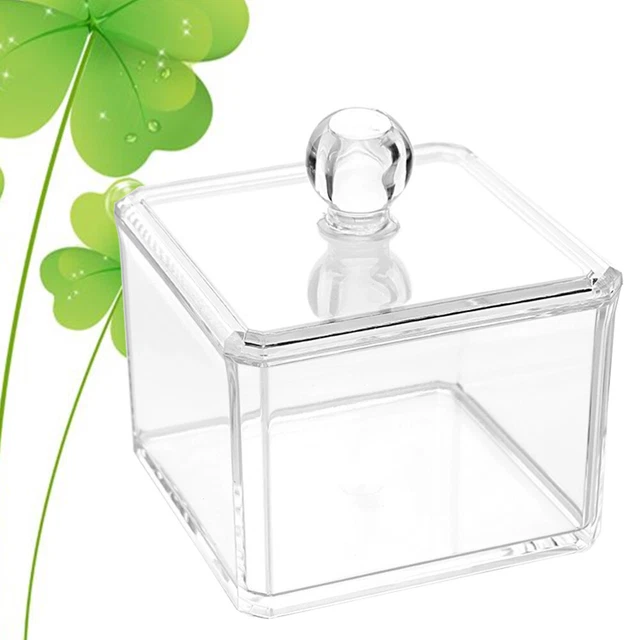 Wattebausch Spender Doppelloch - Qtip Halter Für Badezimmer Organisation