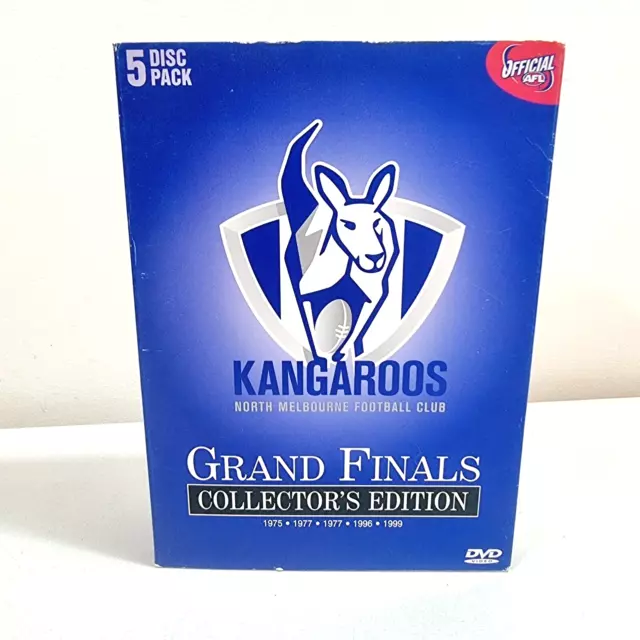 North Melbourne AFL Grand Finals Collector's Edition Box Set- All Region DVD VGC