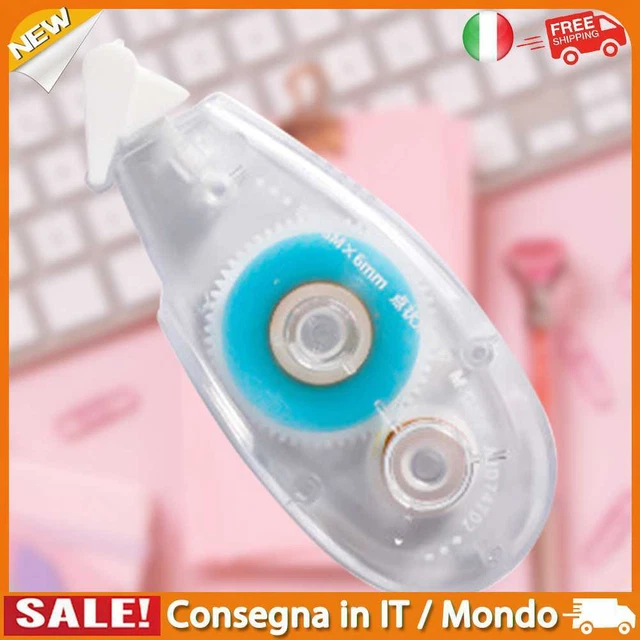 IT Plastic Dots Glue Tape Convenient DIY Glue Tape Roller for Photo Albums (Blue