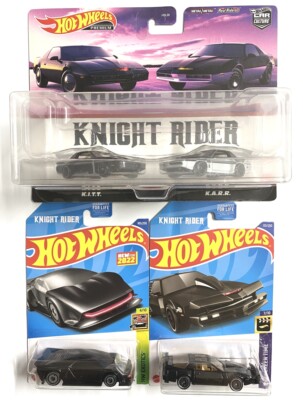 2022 HOT WHEELS 2 pack Knight Rider KITT KARR & New Concept & Super