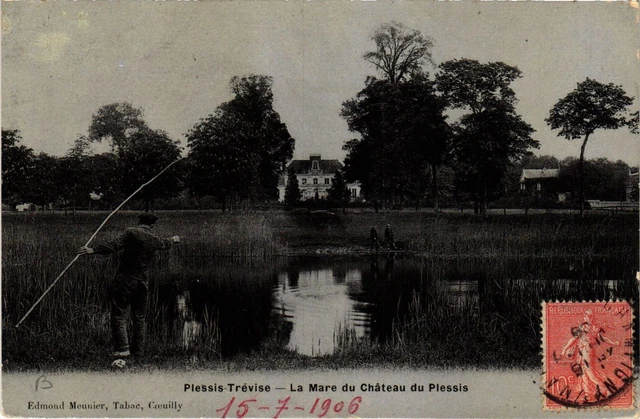 CPA AK PLESSIS-Trévis - La Mare du Chateau du PLESSIS (659455)