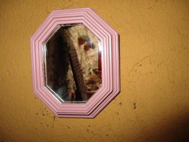 Pareja De Espejitos Antiguos Restaurados / Small Restored Old Mirror