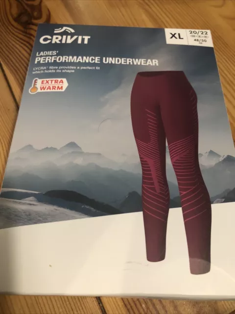 CRIVIT LADIES PERFORMANCE base layer leggings Ect size 20 22 XL