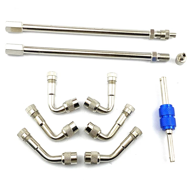 Adaptateur De Tube Rallonge Pour Soupape - Angles 45°, 90°, 135° - En Cuivre - Neuf