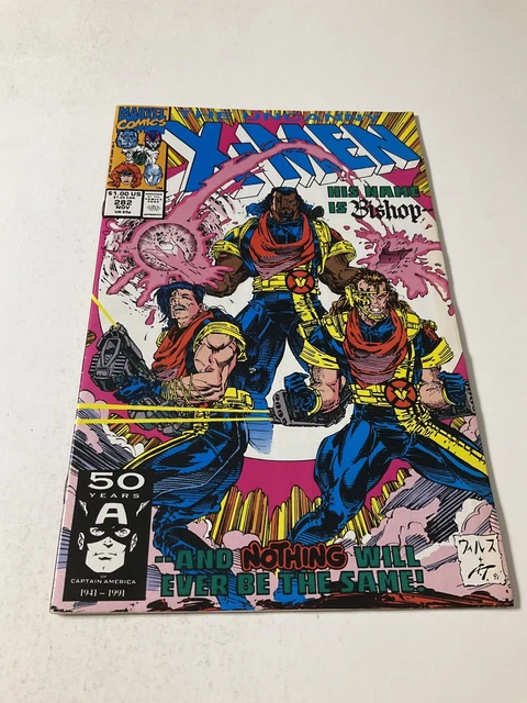 Uncanny X-Men 282 Nm Near Mint Marvel Comics 1st Appearance of Bishop