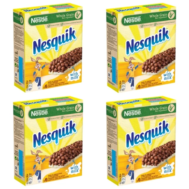 NESTLÉ NESQUIK® BREAKFAST Cereal Bars 24 X 25g. Free UK Delivery 🚛 £13.