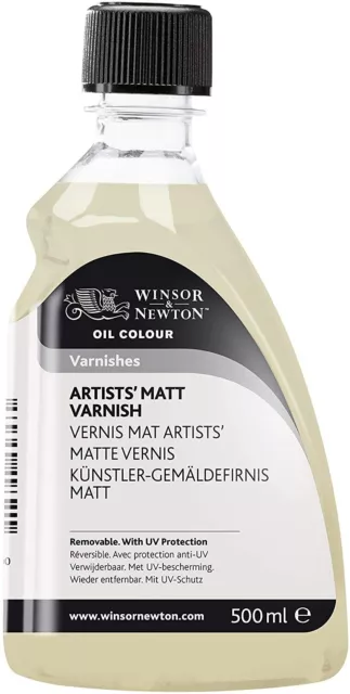 Winsor & Newton Oil Colour Varnishes 2949733 Vernice Opaca "Artist" 500 ml