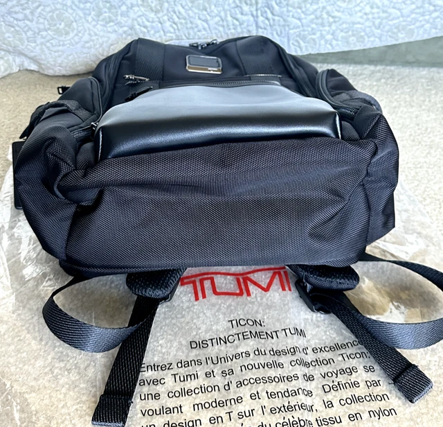 TUMI Alpha Bravo Shepard Deluxe Brief Pack Black Mdl. 232389D 2