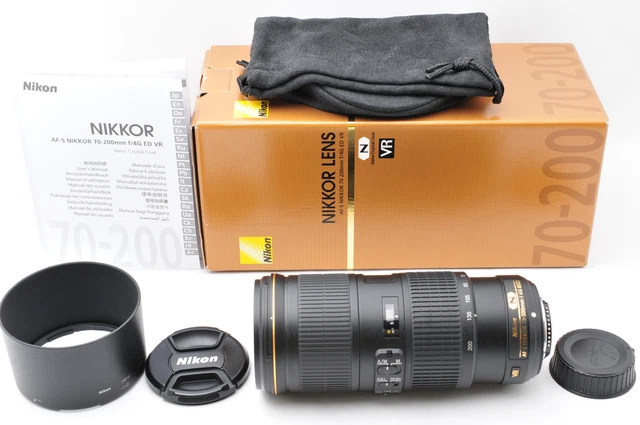 [Top MINT inBox] Nikon ED AF-S VR Nikkor 70-200mm f4 G IF SWM Lens FX Full size