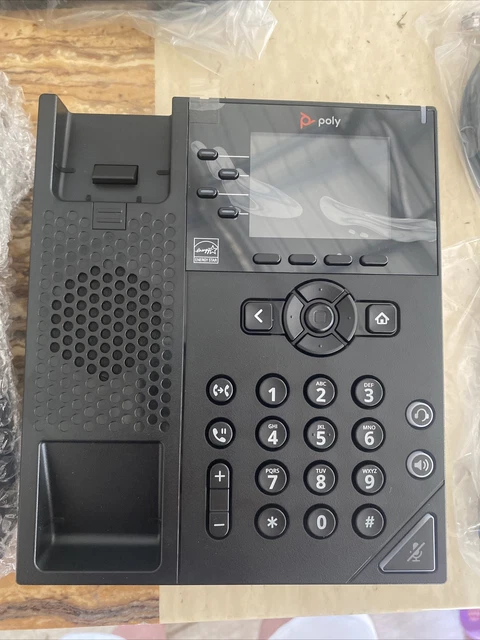Polycom VVX 250 Color Display 4-Line Business Office IP Phone With Power Supply