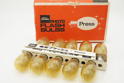 [NUEVO DE LOTE ANTIGUO] Bombillas de flash vintage Toshiba CLASE M PRENSA de Japón #B101