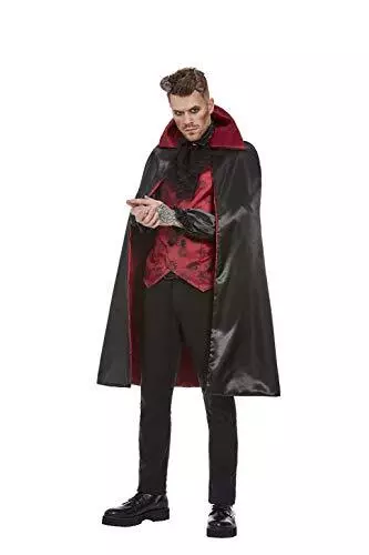 Smiffys Devil Costume, Red & Black (Size M)