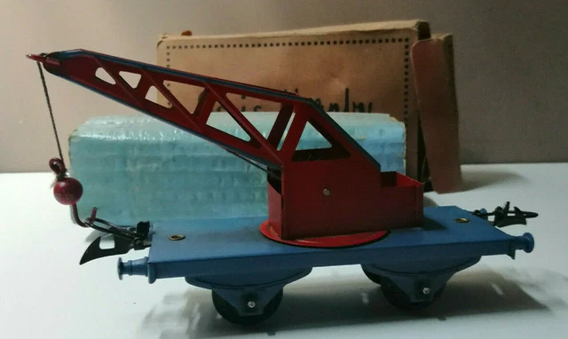 hornby echelle O un wagon grue bel etat sans boite