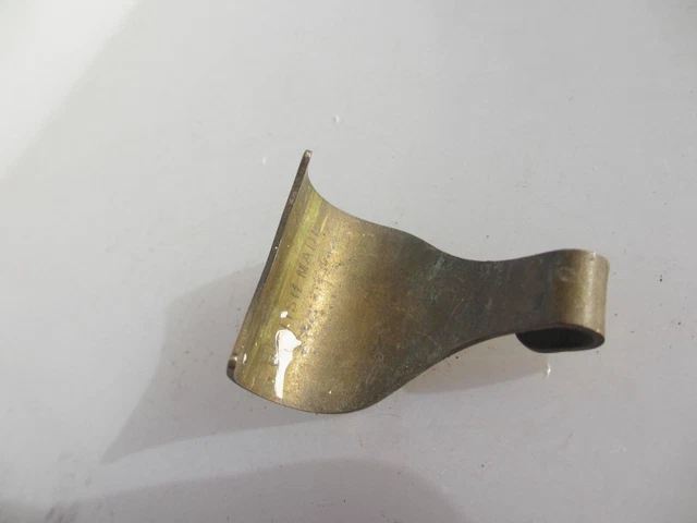 Vintage Brass Picture Rail Hook Moulding Hanging Antique Hooks Hangers Old x3 9