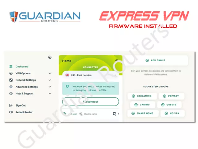 Netgear Nighthawk R7000P ""Next Gen"" router VPN Express FAST LIGHTWAY INSTALLATO 5
