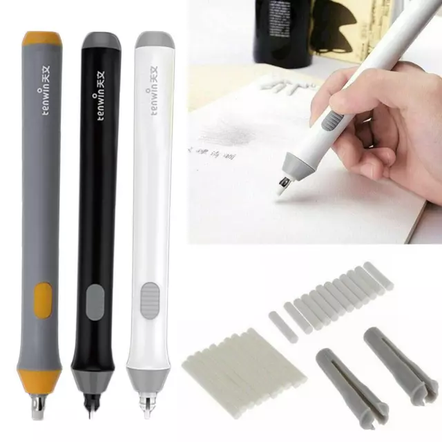 ELECTRIC ERASER KIT Automatic Pencil RubbersRefills GX Artist Art Drafting  Y2T1 $10.22 - PicClick AU