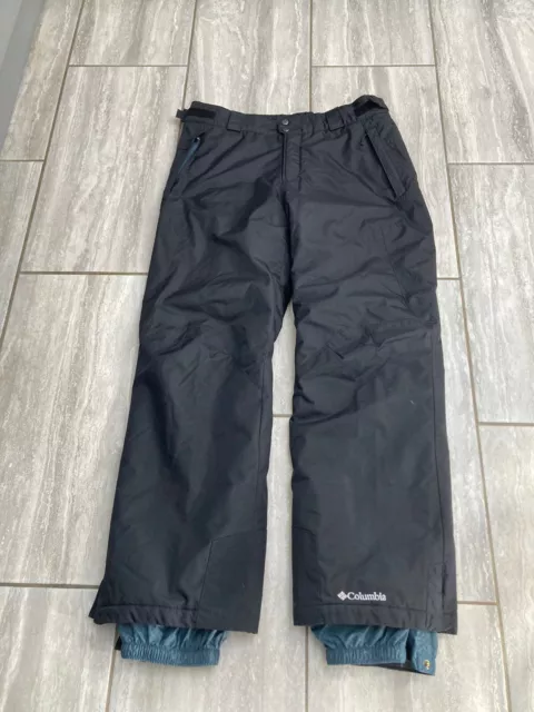 Columbia Omni-Tech Black Ski Snow Boarding Pants Trousers Size L W36” L31”