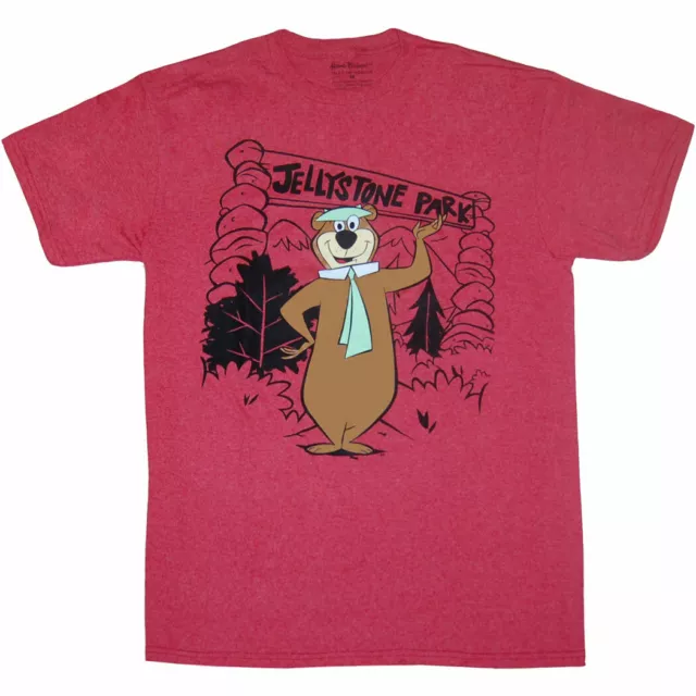 Yogi Bear Jellystone Park Red Heather T-Shirt